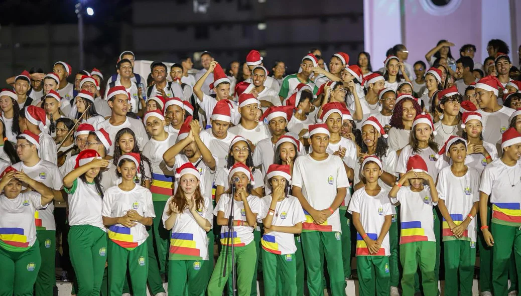 Talentos das escolas estaduais participam de apresentação no adro da Igreja São Benedito