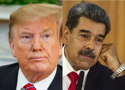 Trump e Nicolás Maduro