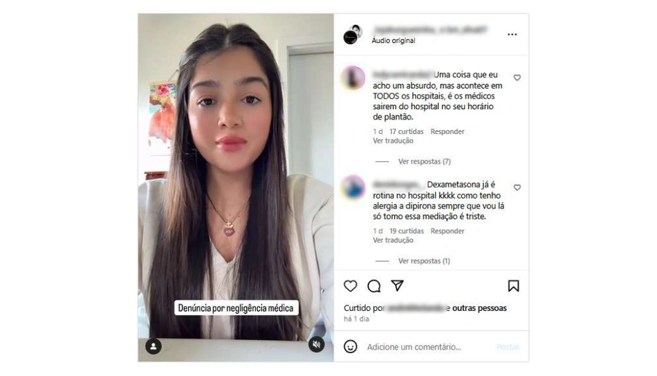 Vídeo divulgado em redes sociais que motivou queixa-crime
