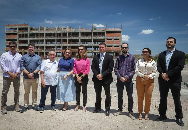 Visita às futuras instalações da PF