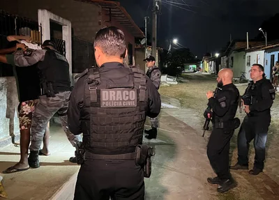 Abordagem da PM com apoio do DRACO em Parnaíba