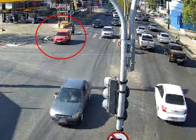 Acidente no bairro Cristo Rei