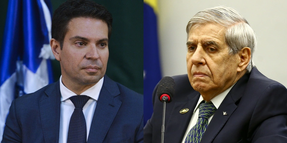 Alexandre Ramagem e Augusto Heleno