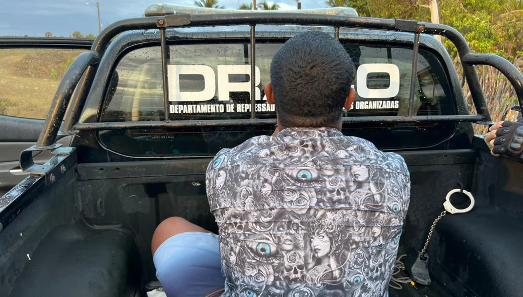 Alvo preso pelo DRACO na Operação Regional Norte