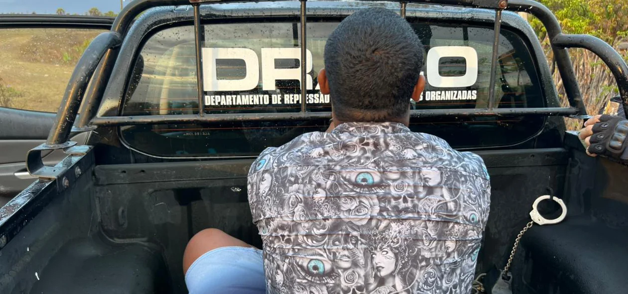 Alvo preso pelo DRACO na Operação Regional Norte