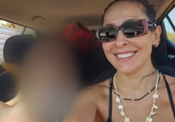 Ana Beatriz Gori e o filho