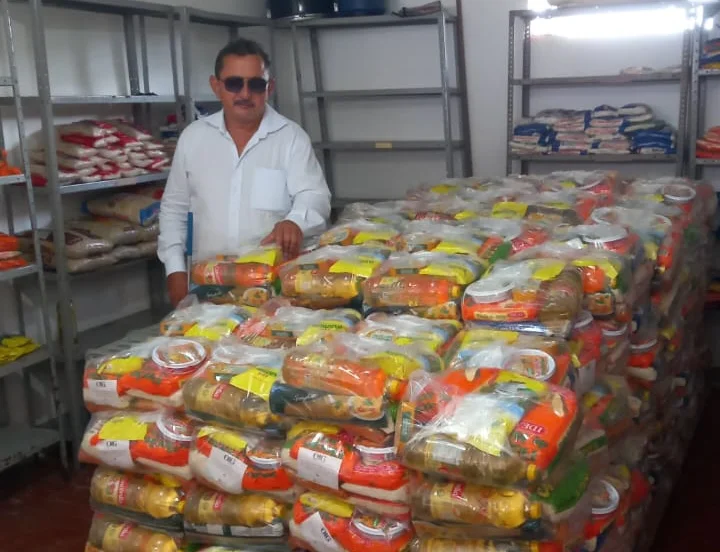 Associação dos Cegos recebeu cestas básicas
