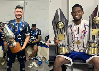 Atacante Raul Mendes e meia Rodriguinho