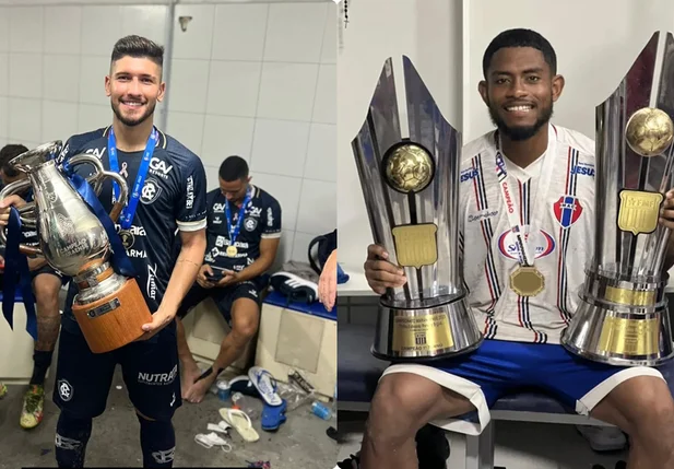 Atacante Raul Mendes e meia Rodriguinho