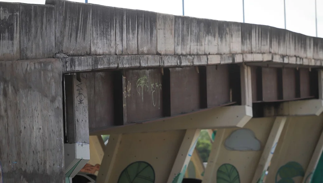 Até o momento não há indícios de risco de colapso do viaduto