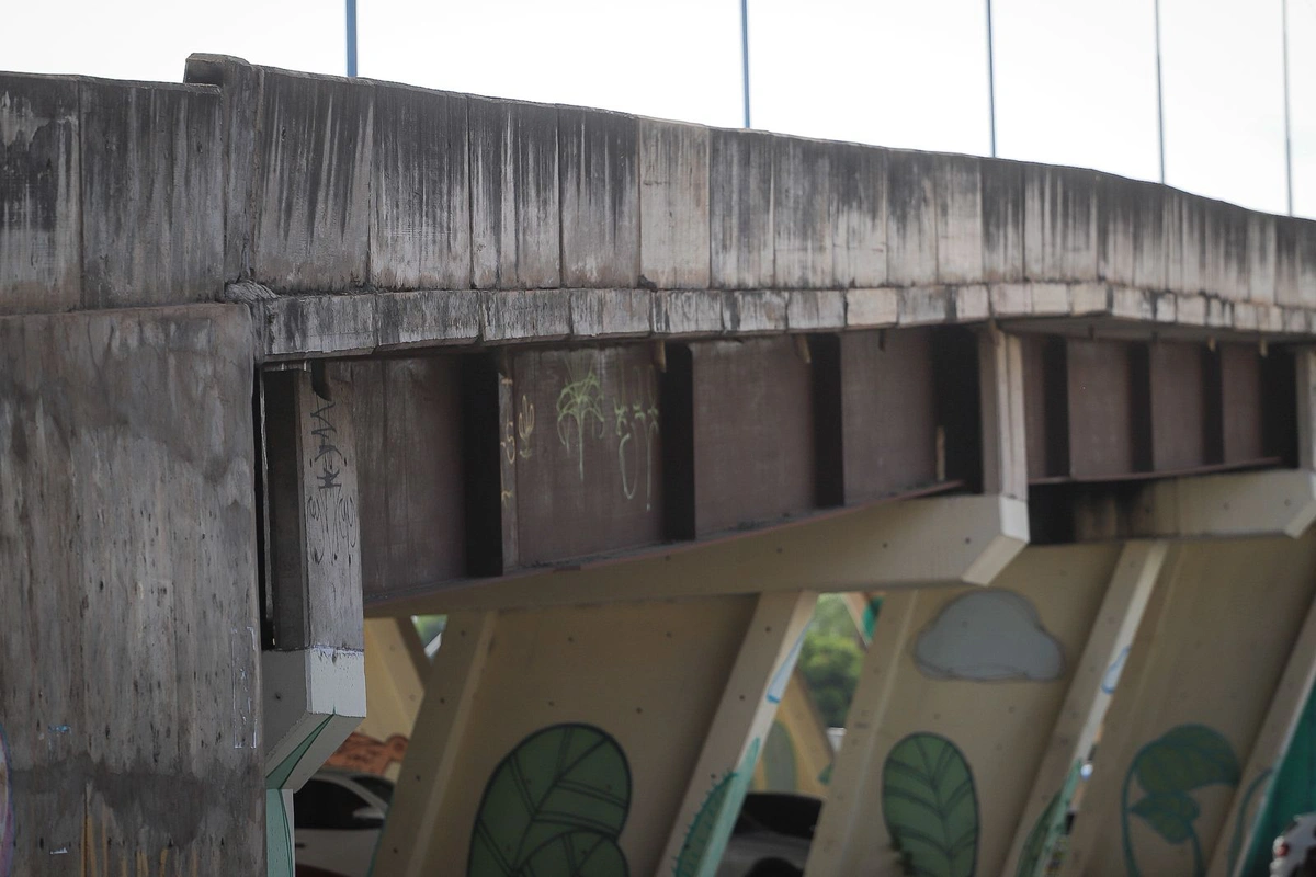 Até o momento não há indícios de risco de colapso do viaduto