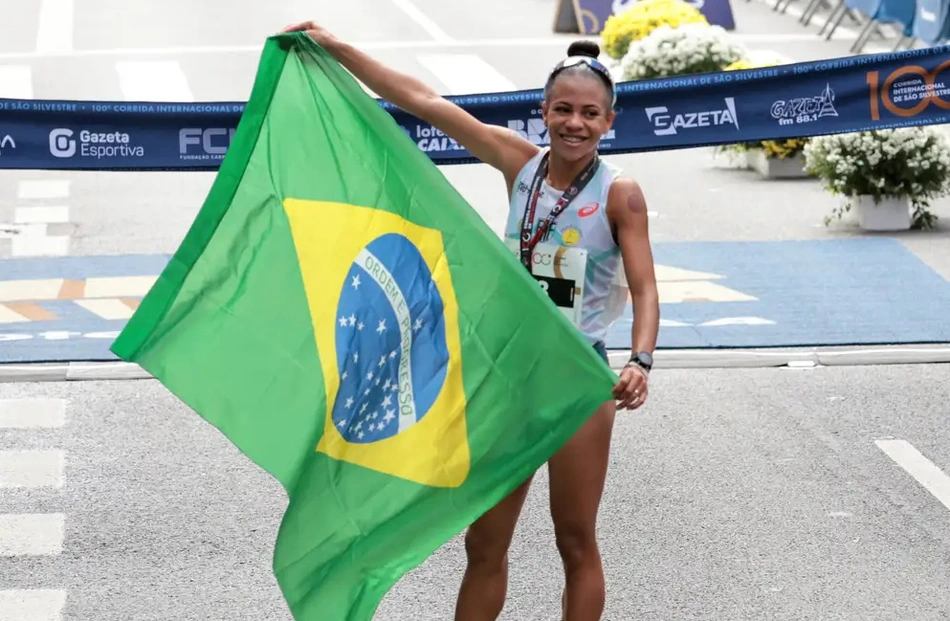 Atleta brasileira Núbia de Oliveira