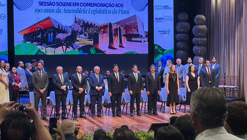 Autoridades presentes no evento