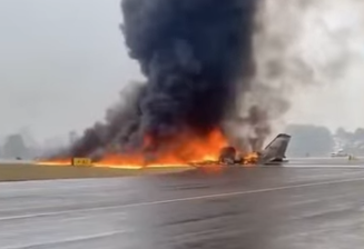 Avião de ex-piloto da Nascar cai durante pouso