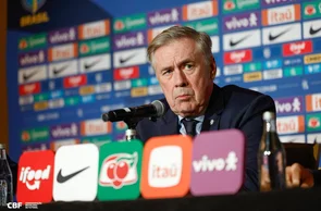 Carlo Ancelotti, técnico da Seleção Brasileira
