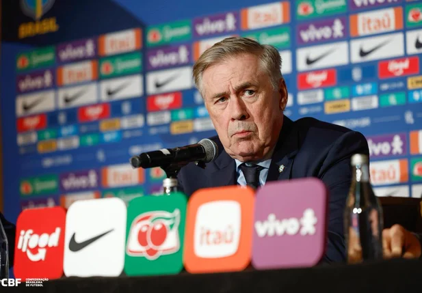 Carlo Ancelotti, técnico da Seleção Brasileira