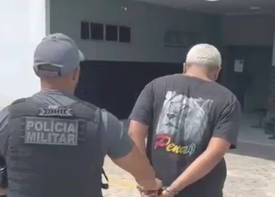 Carlos Victor Rodrigues do Nascimento preso pela PM