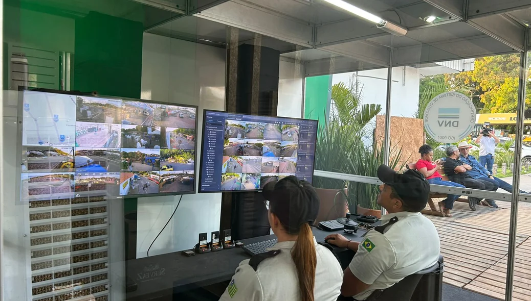 Central de monitoramento da ServFaz