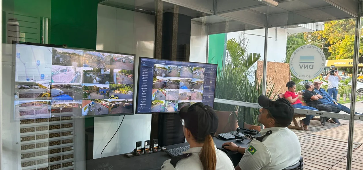 Central de monitoramento da ServFaz