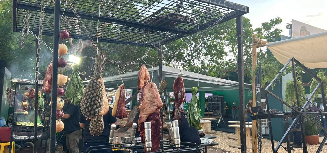 Churrasco promovido pela ServFaz