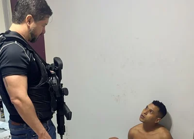 Cleovitor Leal do Nascimento preso pelo DENARC