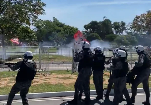 Conflito com a Polícia Militar durante o AeroFla