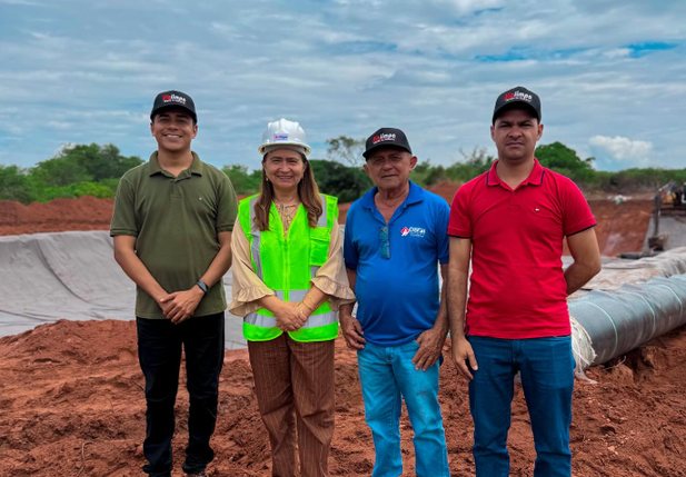 Construção de aterro sanitário em Ipiranga do Piauí