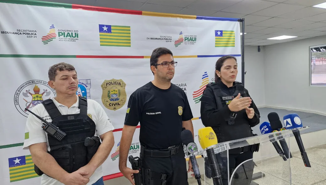 Delegados Antônio Nilton, Marcelo Leal e Amanda Bezerra