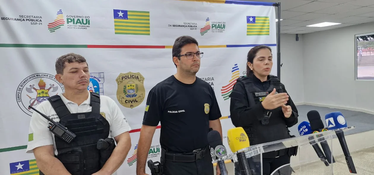 Delegados Antônio Nilton, Marcelo Leal e Amanda Bezerra