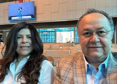 Deputada Antônia Lúcia e o deputado Silas Câmara