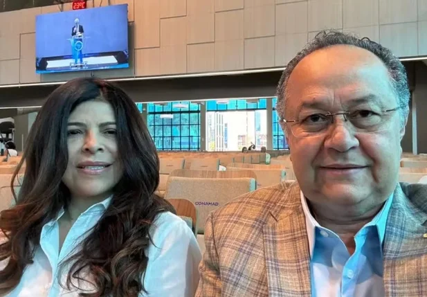 Deputada Antônia Lúcia e o deputado Silas Câmara