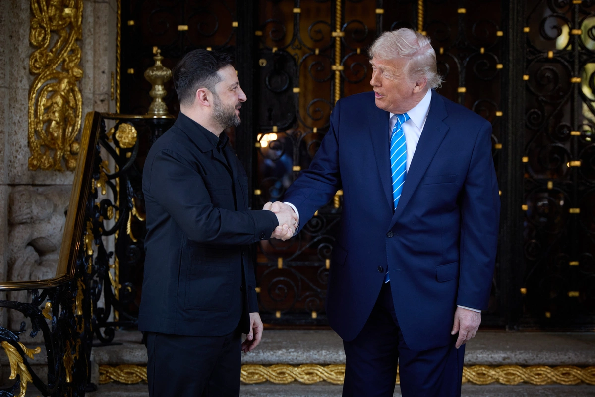Donald Trump e Volodymyr Zelensky