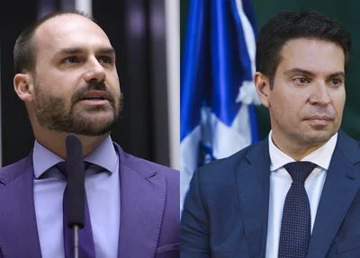 Eduardo Bolsonaro e Alexandre Ramagem