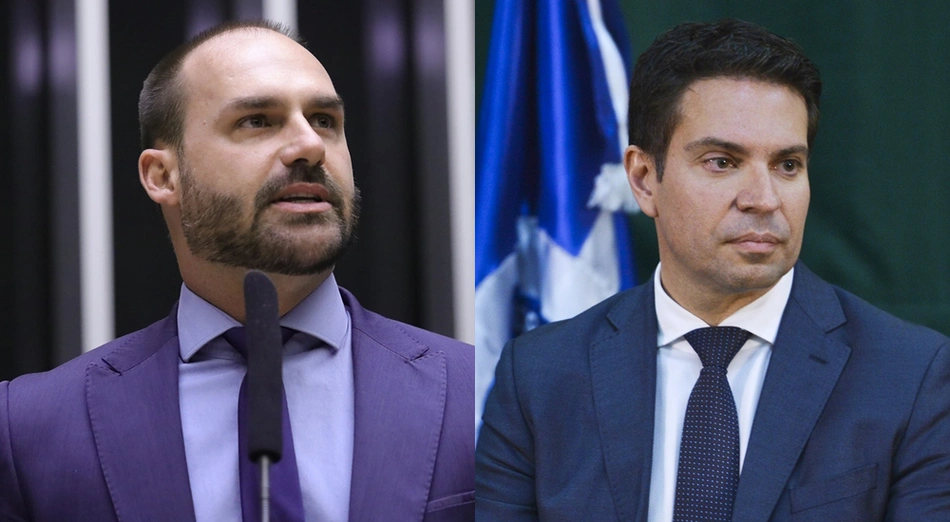 Eduardo Bolsonaro e Alexandre Ramagem