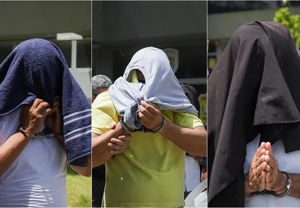Empresários presos na Operação Nêmesis, acusados de matar morador de rua no centro de Teresina