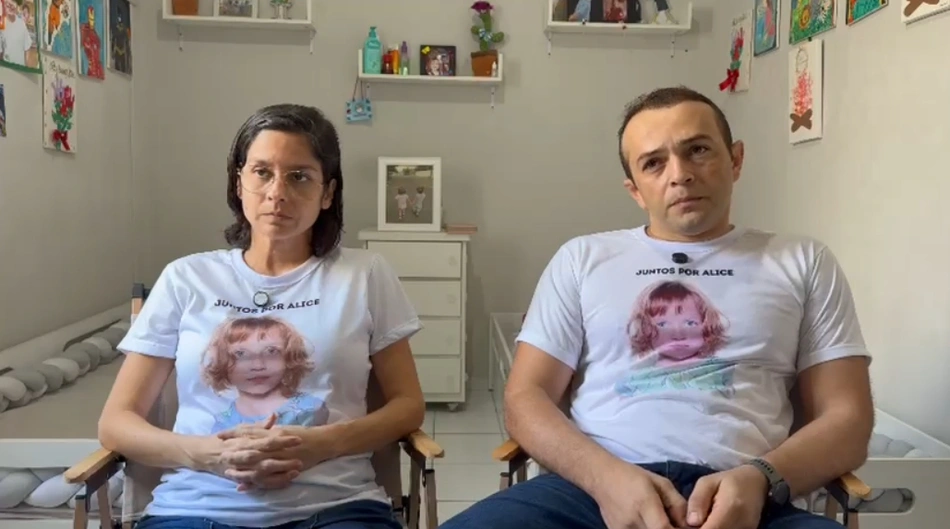 Entrevista com os pais de Alice Brasil