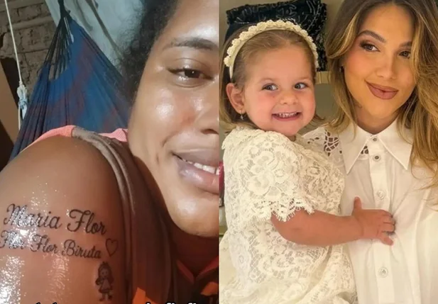 Fã de Virginia Fonseca tatua nome da filha da influenciadora