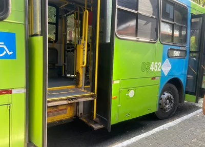 Falta de manutenção em ônibus com elevador para cadeirantes em Teresina