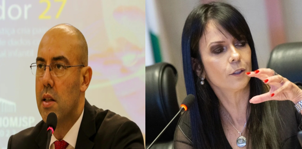 Fernando Sousa, ex-secretário executivo da Secretaria de Segurança Pública do Distrito Federal (SSP-DF) e Marília Alencar, ex-subsecretária.