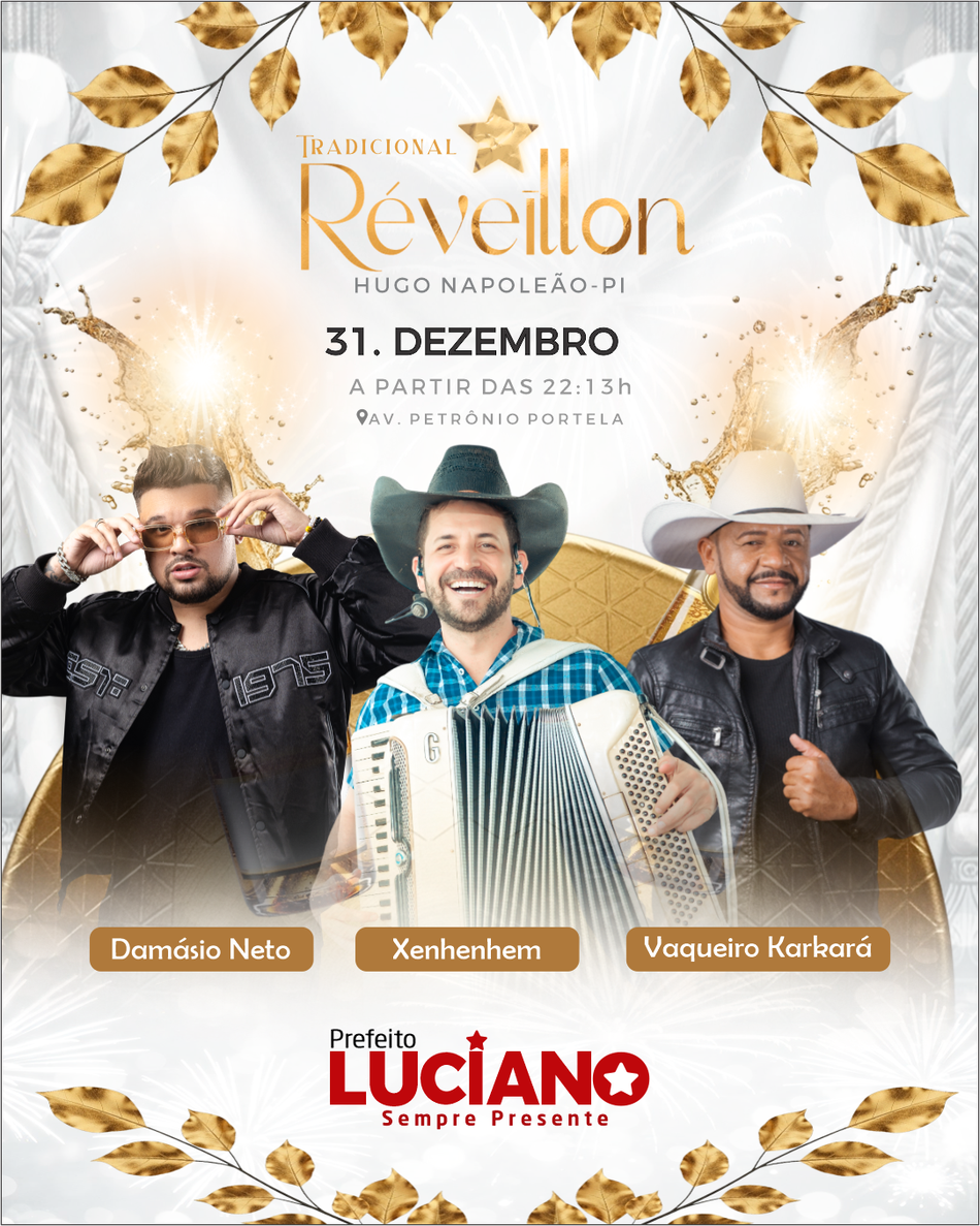 Festa de Réveillon em Hugo Napoleão