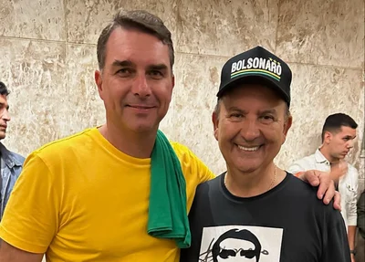 Flávio Bolsonaro e Jorginho Mello