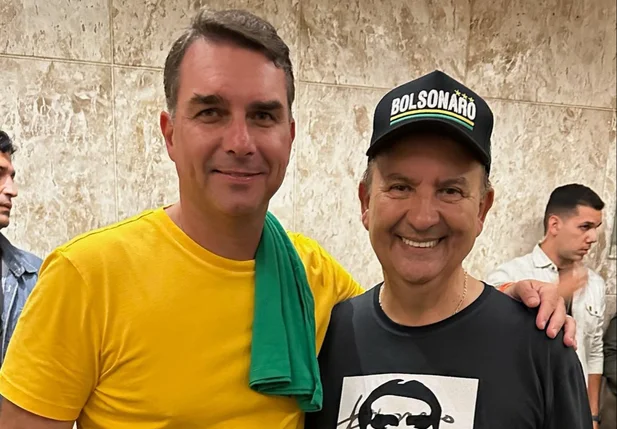 Flávio Bolsonaro e Jorginho Mello