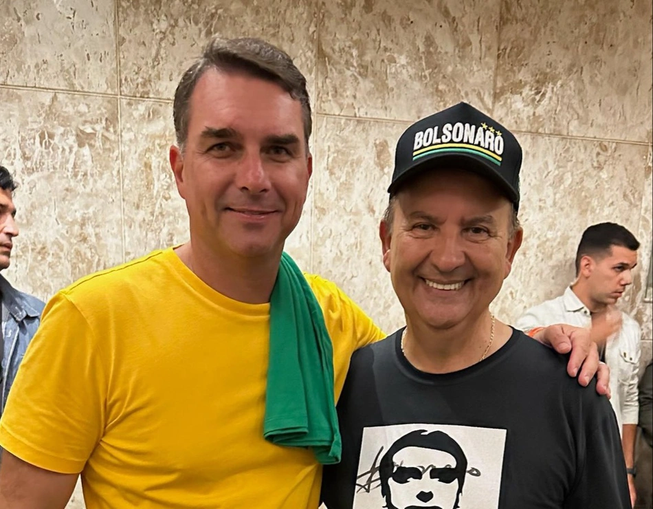 Flávio Bolsonaro e Jorginho Mello