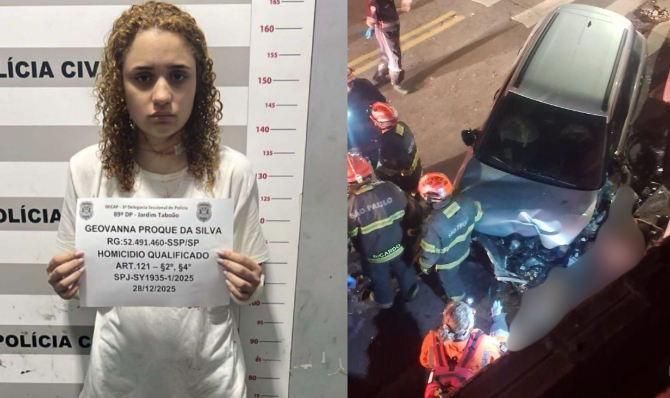 Geovanna Proque da Silva foi presa em flagrante