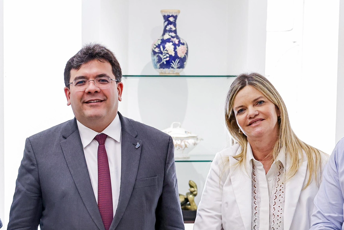 Governador Rafael Fonteles e deputada Gracinha Mão Santa