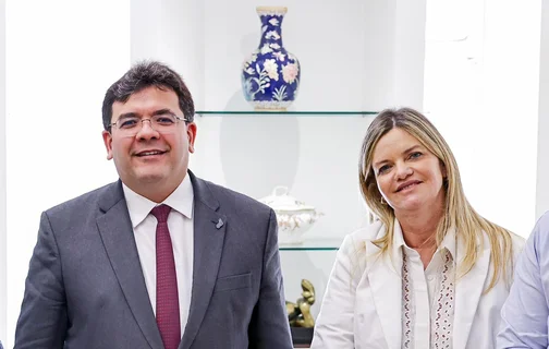 Governador Rafael Fonteles e deputada Gracinha Mão Santa