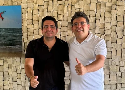 Governador Rafael Fonteles e prefeito Felipe Ribeiro