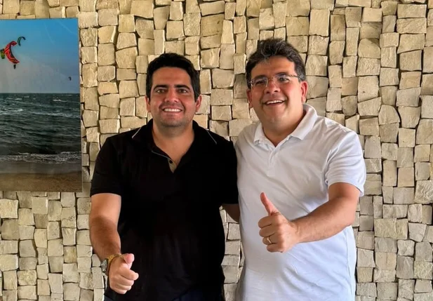 Governador Rafael Fonteles e prefeito Felipe Ribeiro