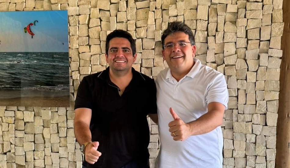 Governador Rafael Fonteles e prefeito Felipe Ribeiro