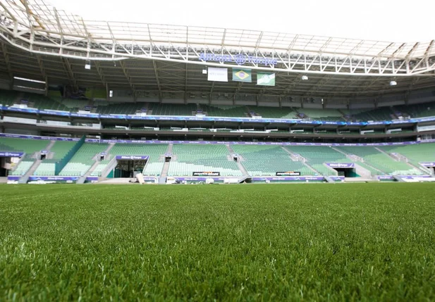 Gramado sintético do Allianz Parque